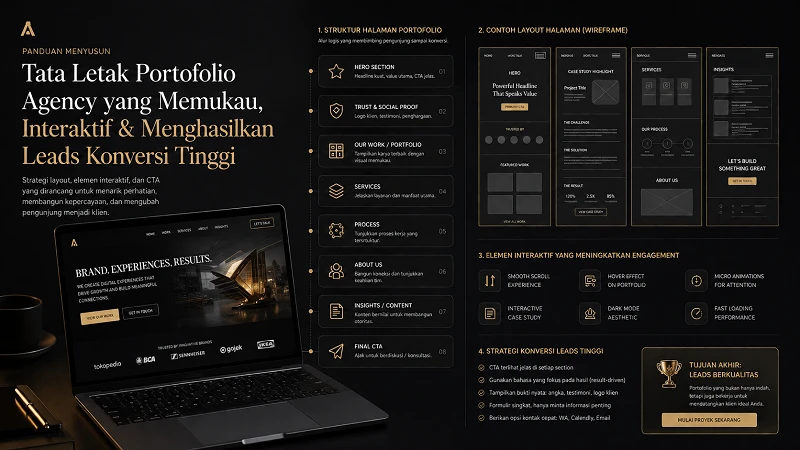 Cara Bikin Landing Page Portofolio Agency Konversi Tinggi
